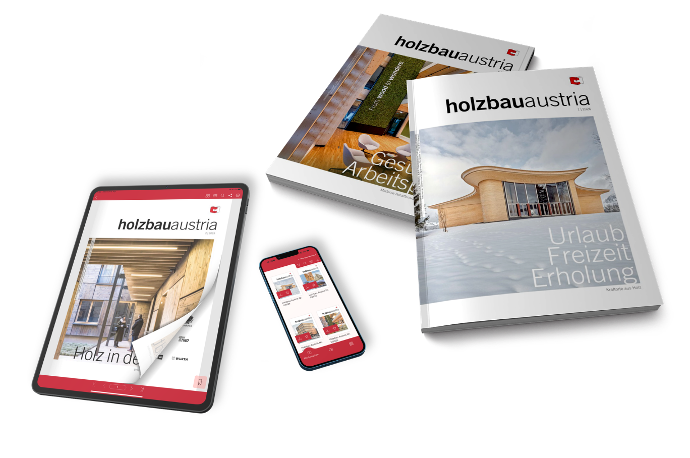 holzbau austria Kombi-Abo holzbau austria Kombi-Abo